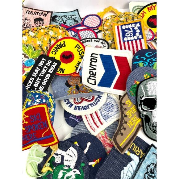 150 PC Assorted Sewing Applique Patches Iron on Sew On NEW Mixed Sequin Crafting - Picture 9 of 14